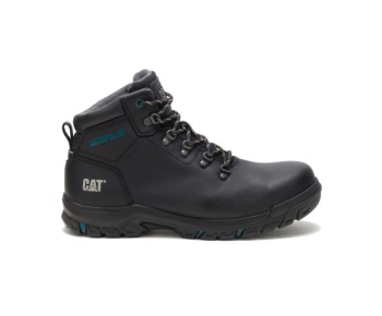 Caterpillar Kängor Sverige - Mae Steel Toe Waterproof Arbetsskor Dam Svarta WBR-408536